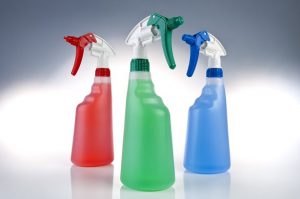 Canyon CHS-3AN industrial trigger sprayers, red, green, blue