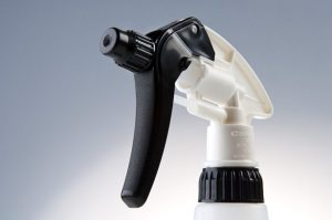 Canyon CHS-3A Super industrial trigger sprayer, black and white, close up